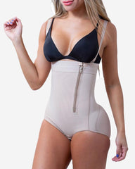 Women Post Liposuction Girdle Clip and Zip Bodysuit