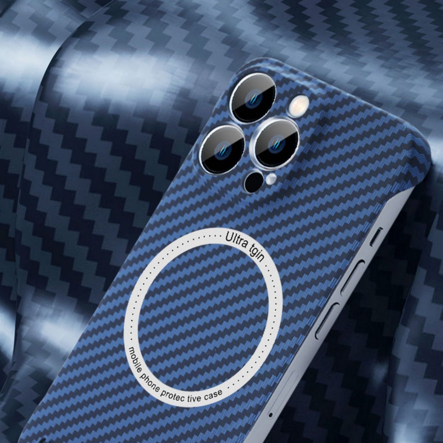 New Carbon Fiber Magnetic Drop Case For iPhone