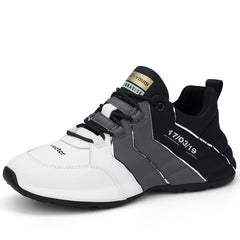 🔥Clearance Sale Alert: Leather Platform Sneakers - Black, White / US Men Size 5.5-12
