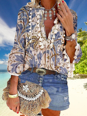 Printed Floral Boho Shirts & Tops