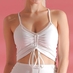 Drawstring Dual-Use Nylon Vest