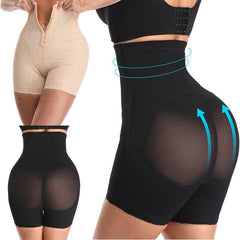 Plus Size High Waist Buttoned Shaping Pants