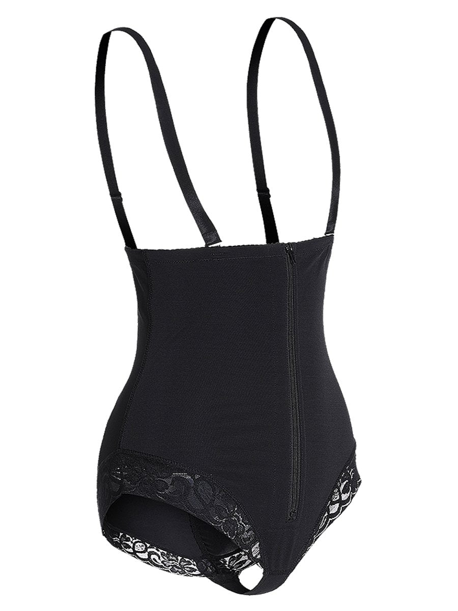 One-piece Breasted Zipper Waist Abdomen Shapewear