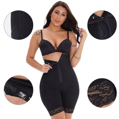 Lace High Waist Abdomen Hips Bodysuit