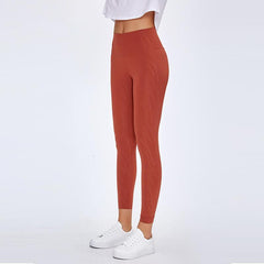 Solid Color Nude Yoga Capris