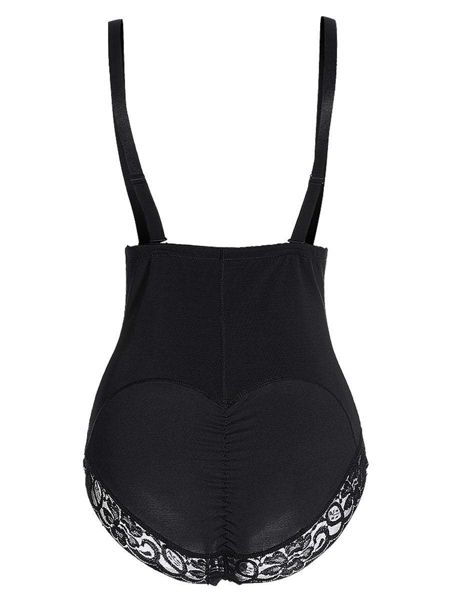 One-piece Breasted Zipper Waist Abdomen Shapewear