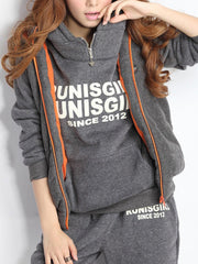 Plus Size More Colors Woman Fashion Warm Three-piece Hoodies