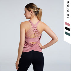Two-in-one Loose Running Sleeveless Quick-drying Yoga Wear