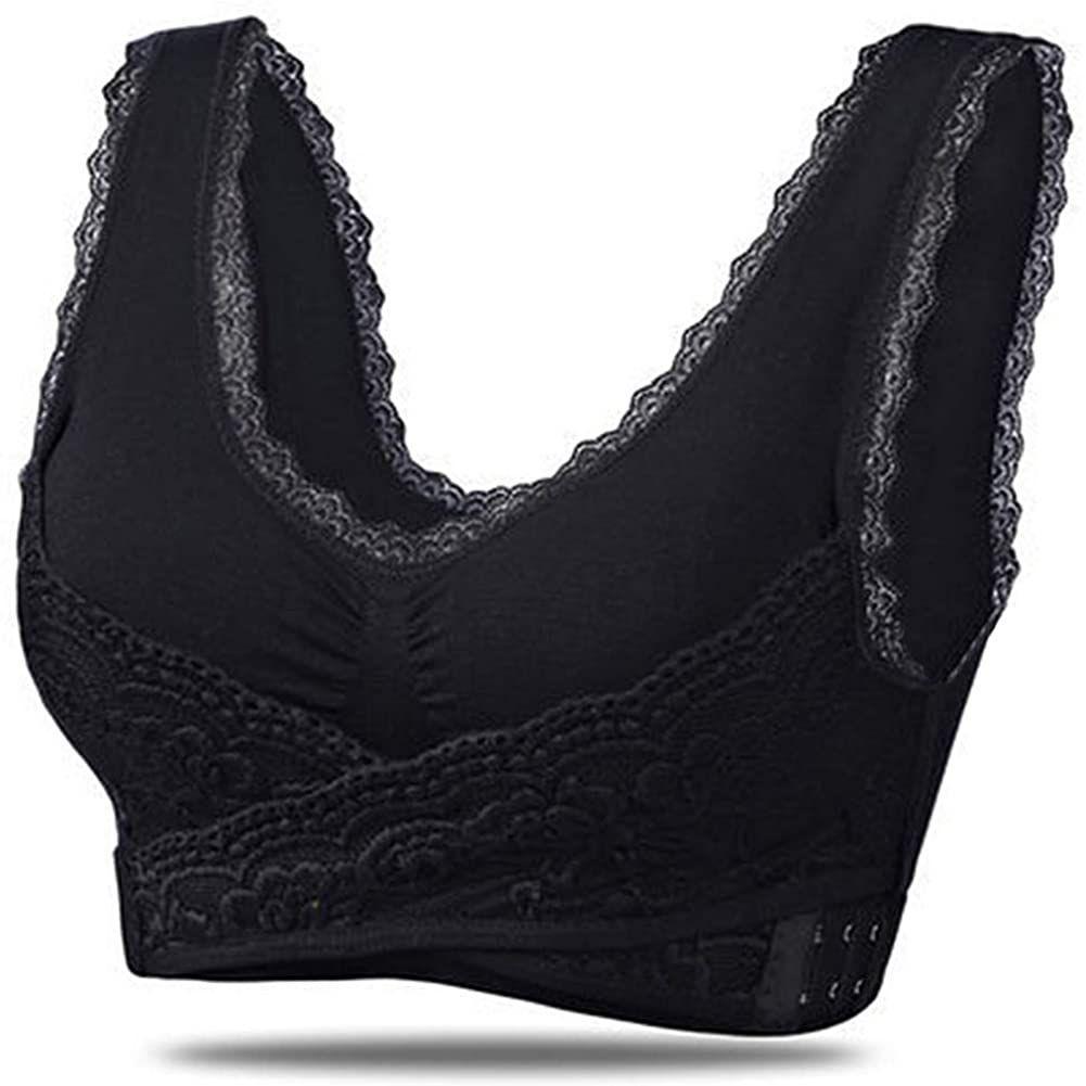 Refresh Bras Bra - Seamless Lift Bra With Front Cross Side Buckle, Plus-Size Wirefr ...