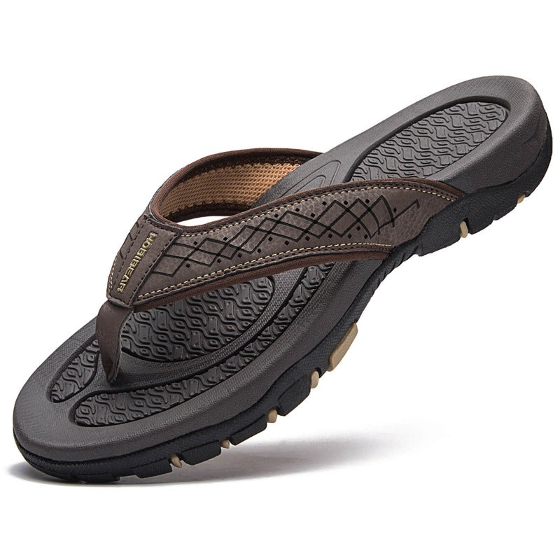 Mens Sport Flip Flops Comfort Arch Support Sandals