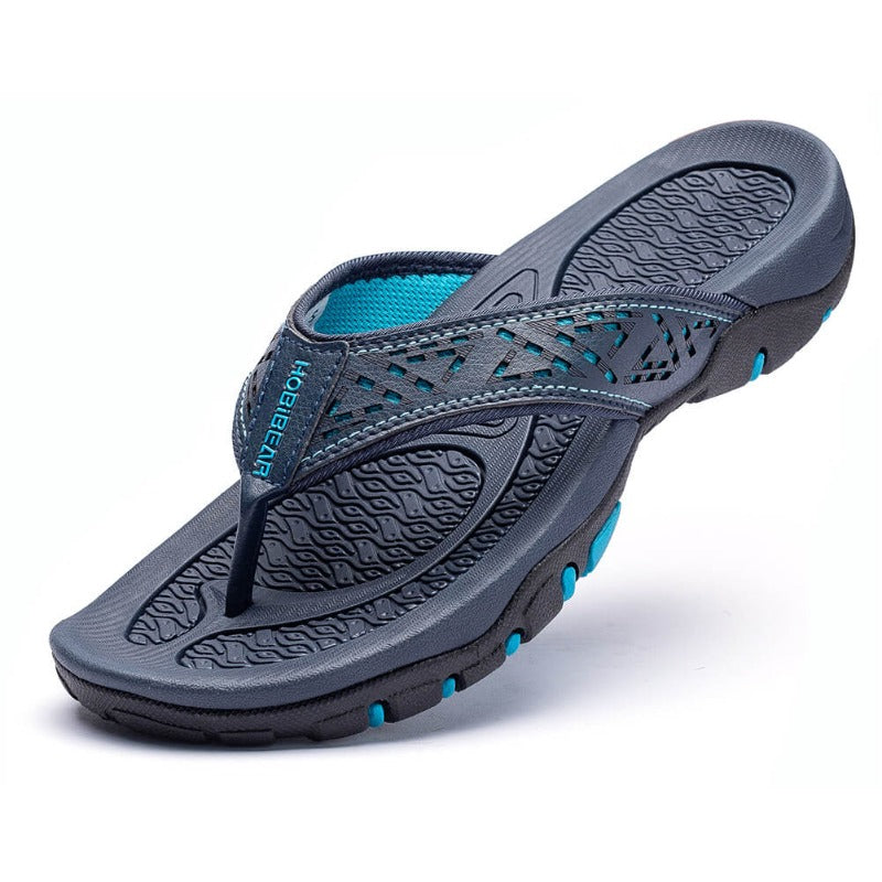 Mens Sport Flip Flops Comfort Arch Support Sandals