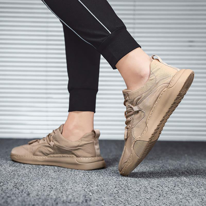 Ice Silk Breathable Canvas Sneakers