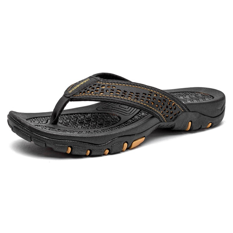 Mens Sport Flip Flops Comfort Arch Support Sandals