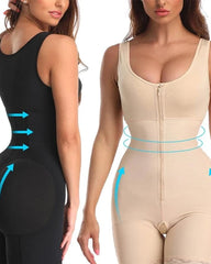 Women Slimming Underwear Plus Size Zipper Body Shaper