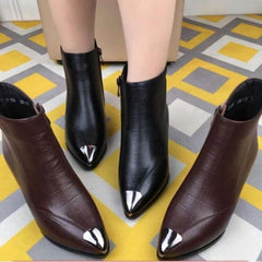 Women Pointed Fashion Martin Boots