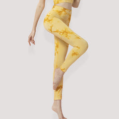 Tie-Dye Tight Seamless Yoga Leggings