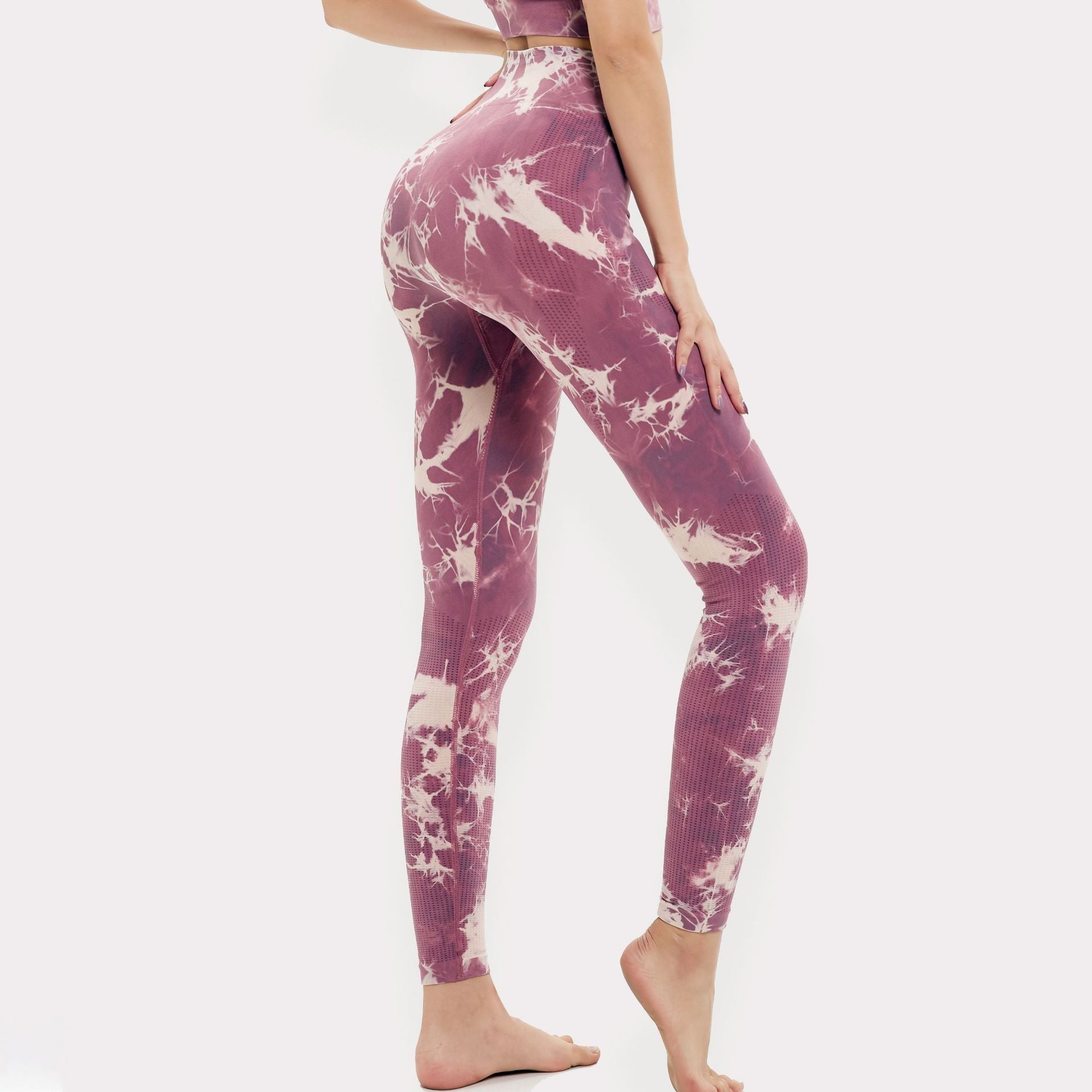 Tie-Dye Tight Seamless Yoga Leggings