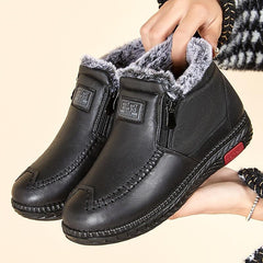 🔥Clearance Sale Alert:  Women Fleece Boots - Red, Black / US Women Size: 6-10.5