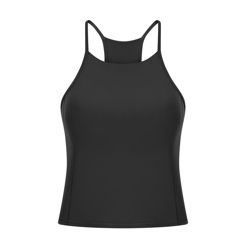 Simple Casual High Neck Yoga Bra