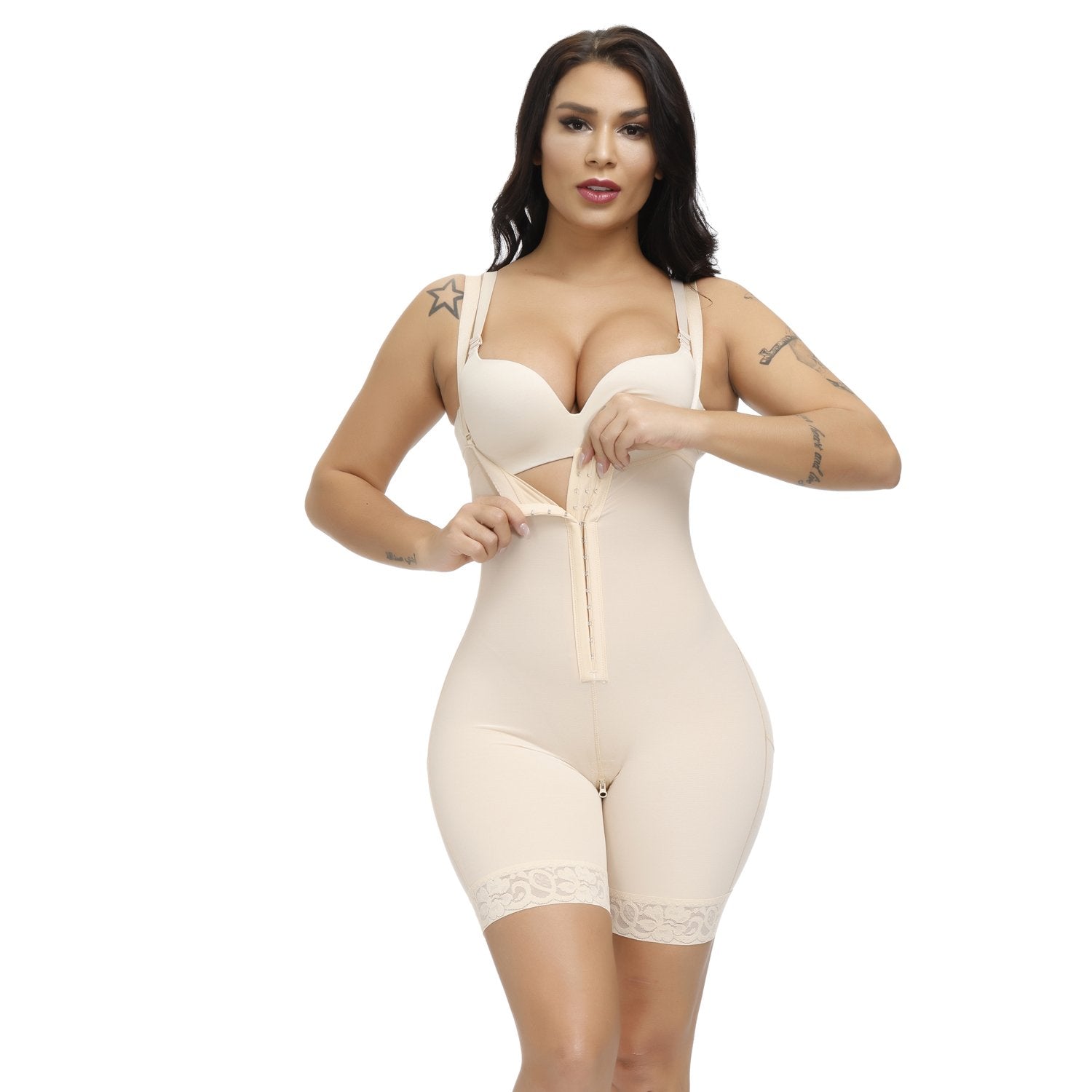 High-waist abdomen control body shaper