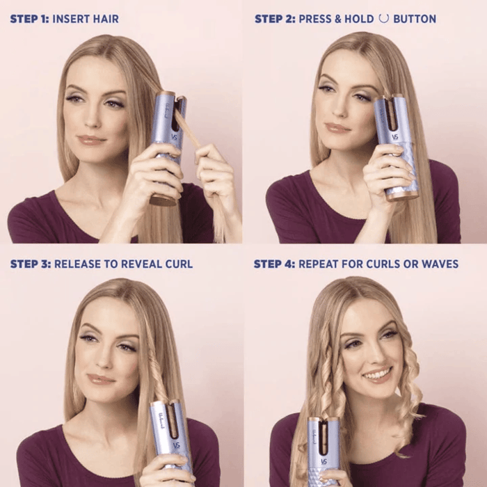 Auto Rotating Ceramic Hair Curler