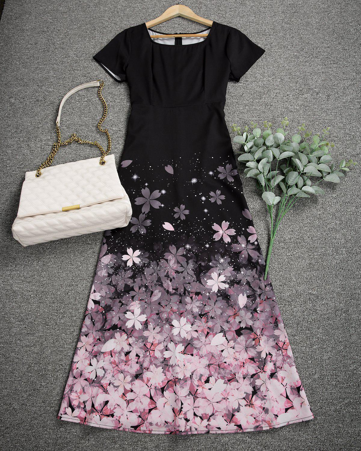 Ombre Daisy Midi Dress