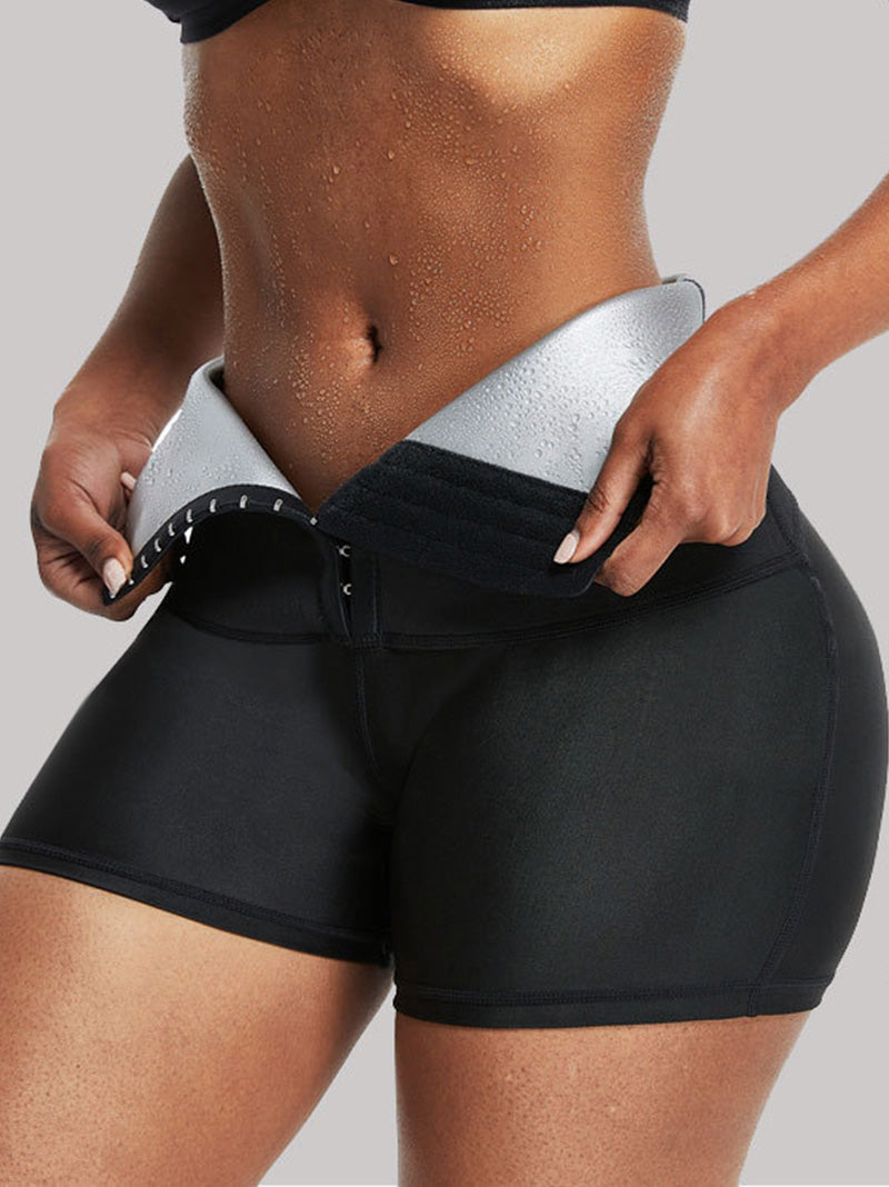 High Waist Sweat Sauna Compressing Leggings