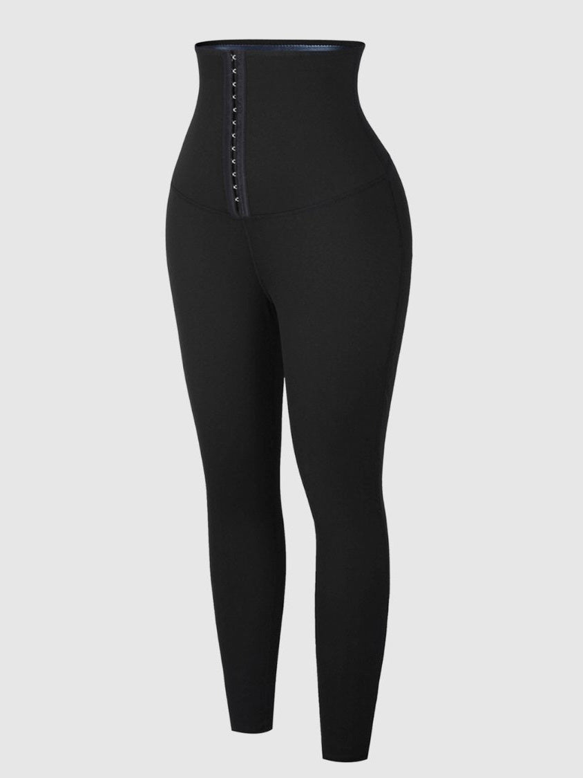 High Waist Sweat Sauna Compressing Leggings
