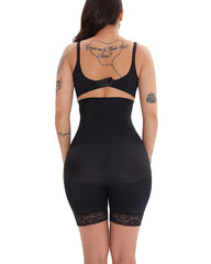 Lace High Waist Abdomen Hips Bodysuit