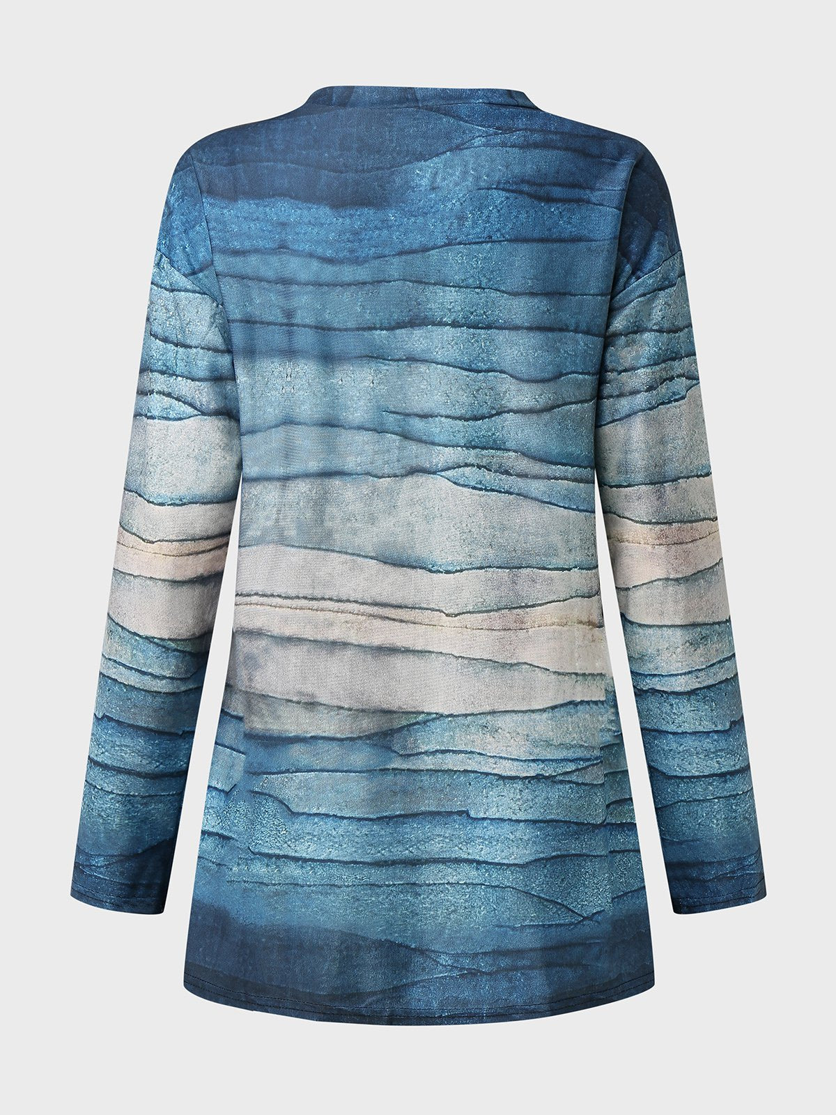 Printed Casual Striped T-Shirts