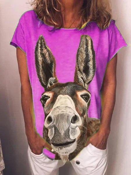 Printed Short Sleeve Casual Shirts & Tops