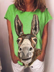 Printed Short Sleeve Casual Shirts & Tops