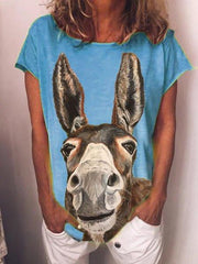 Printed Short Sleeve Casual Shirts & Tops