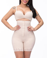 Women Thigh Slimmer High Waist Butt Lifter Zipper