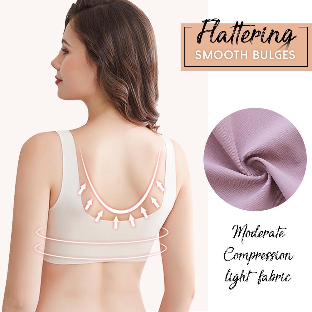 5D Front-Buckle Wireless Support Bra