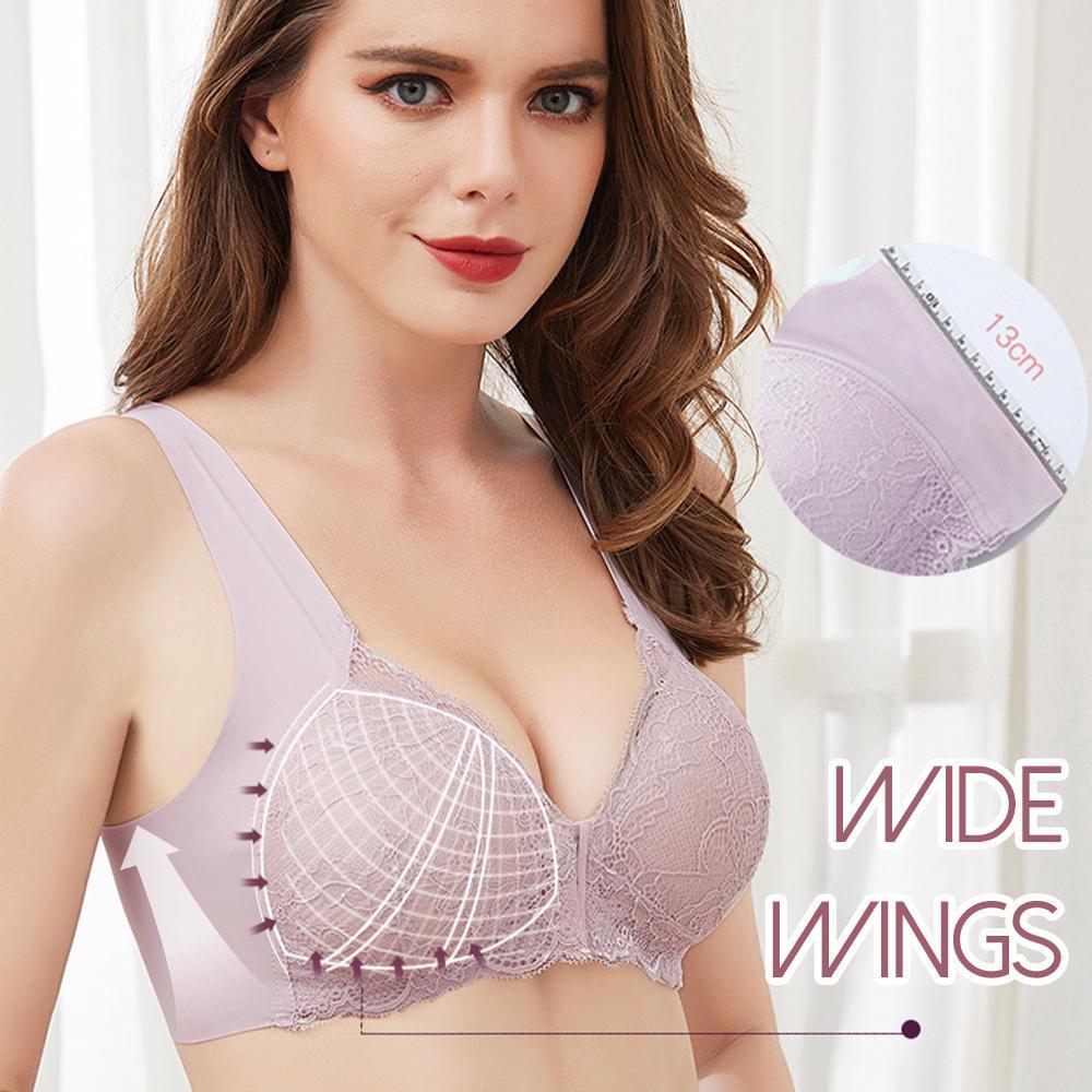 5D Front-Buckle Wireless Lifting Bra