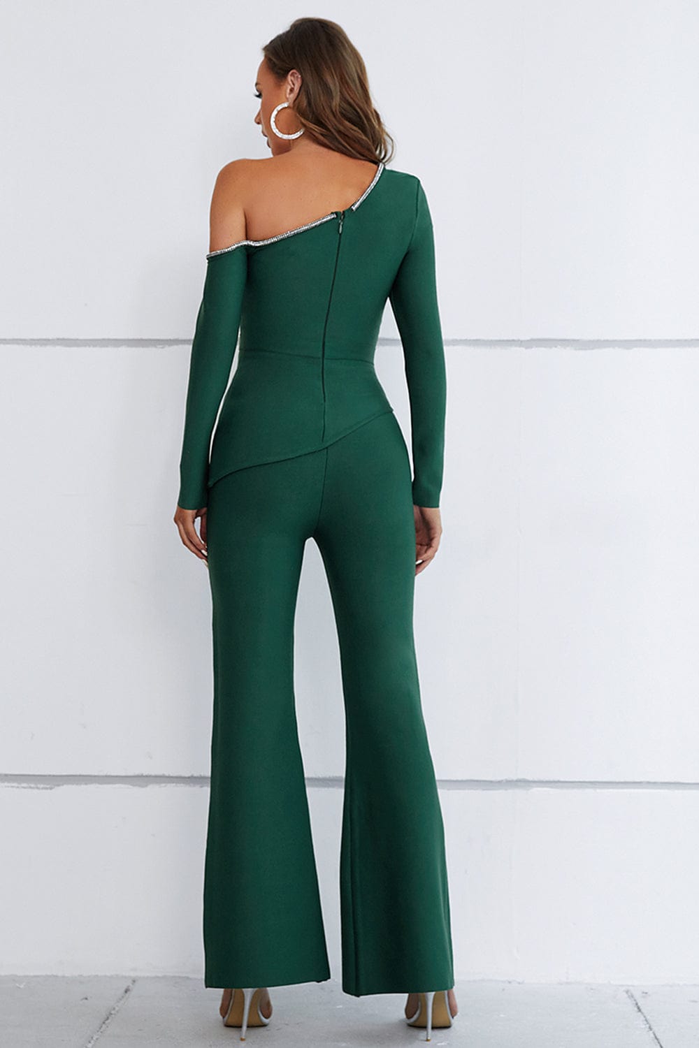 Rafa Long Sleeve Bandage Pantsuit