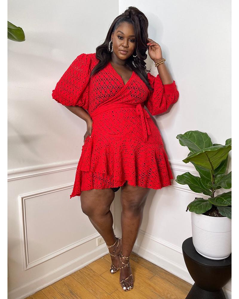 Mara Flounce Dress