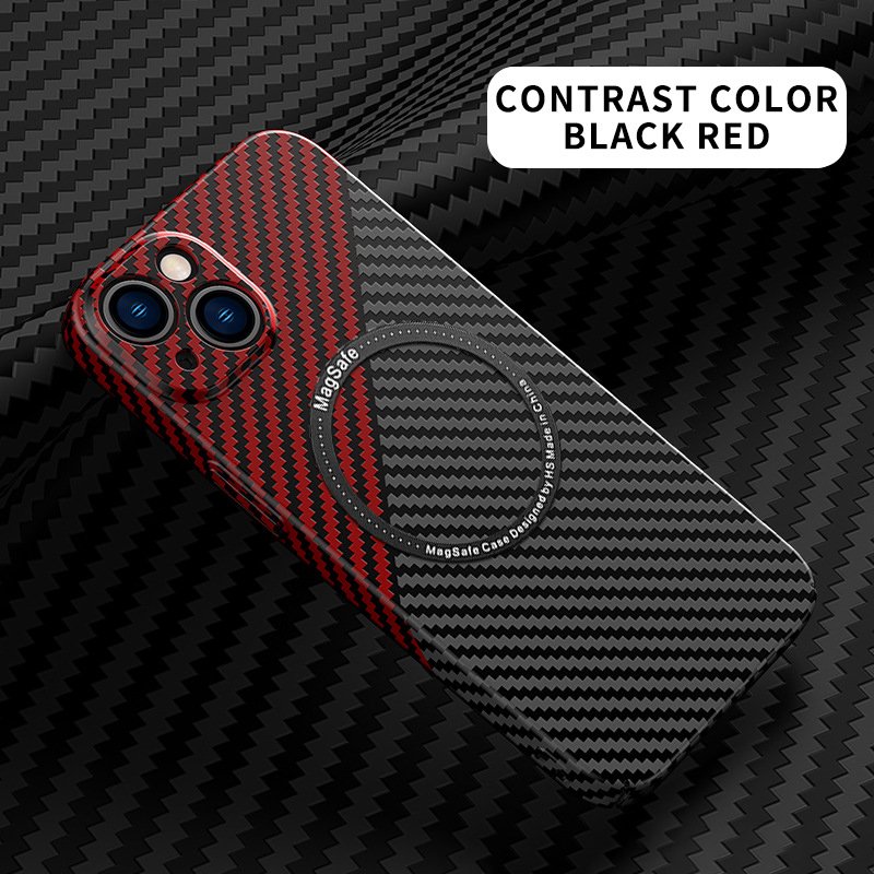 New Carbon Fiber Magnetic Drop Case For iPhone