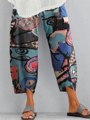 Printed  Holiday Pants