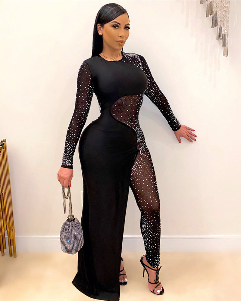 Curvy Glitter Jumpsuit