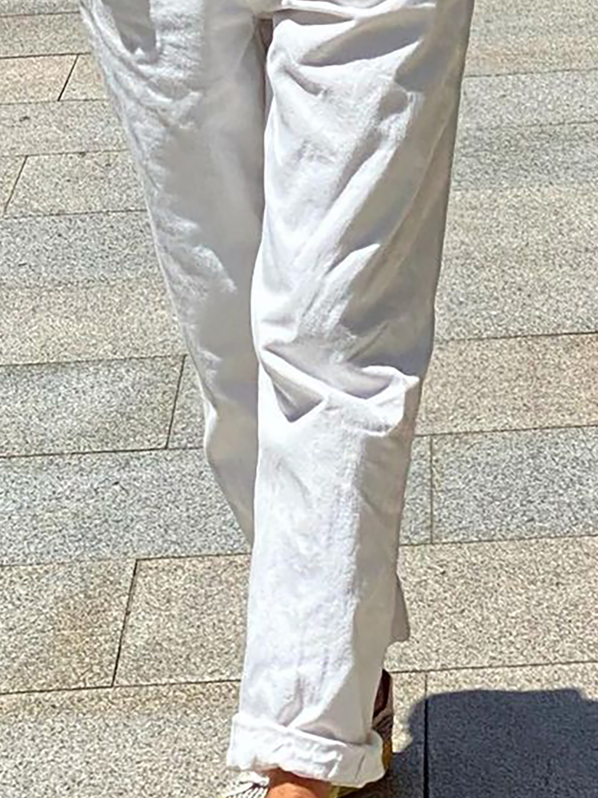 Plus size Plain Casual Pants