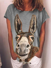 Printed Short Sleeve Casual Shirts & Tops