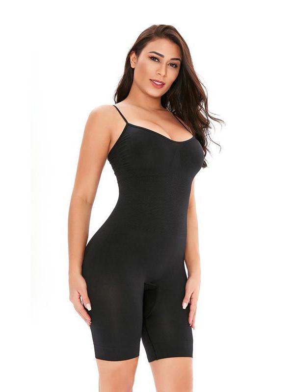 Women Seamless Full Body Bodysuit with Straps