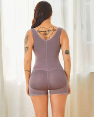 Fajas Postpartum Side Zipper One-Piece Slim Bodysuit