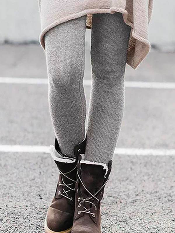 Plus size Women thick warm leggings Casual Cotton Long Pants
