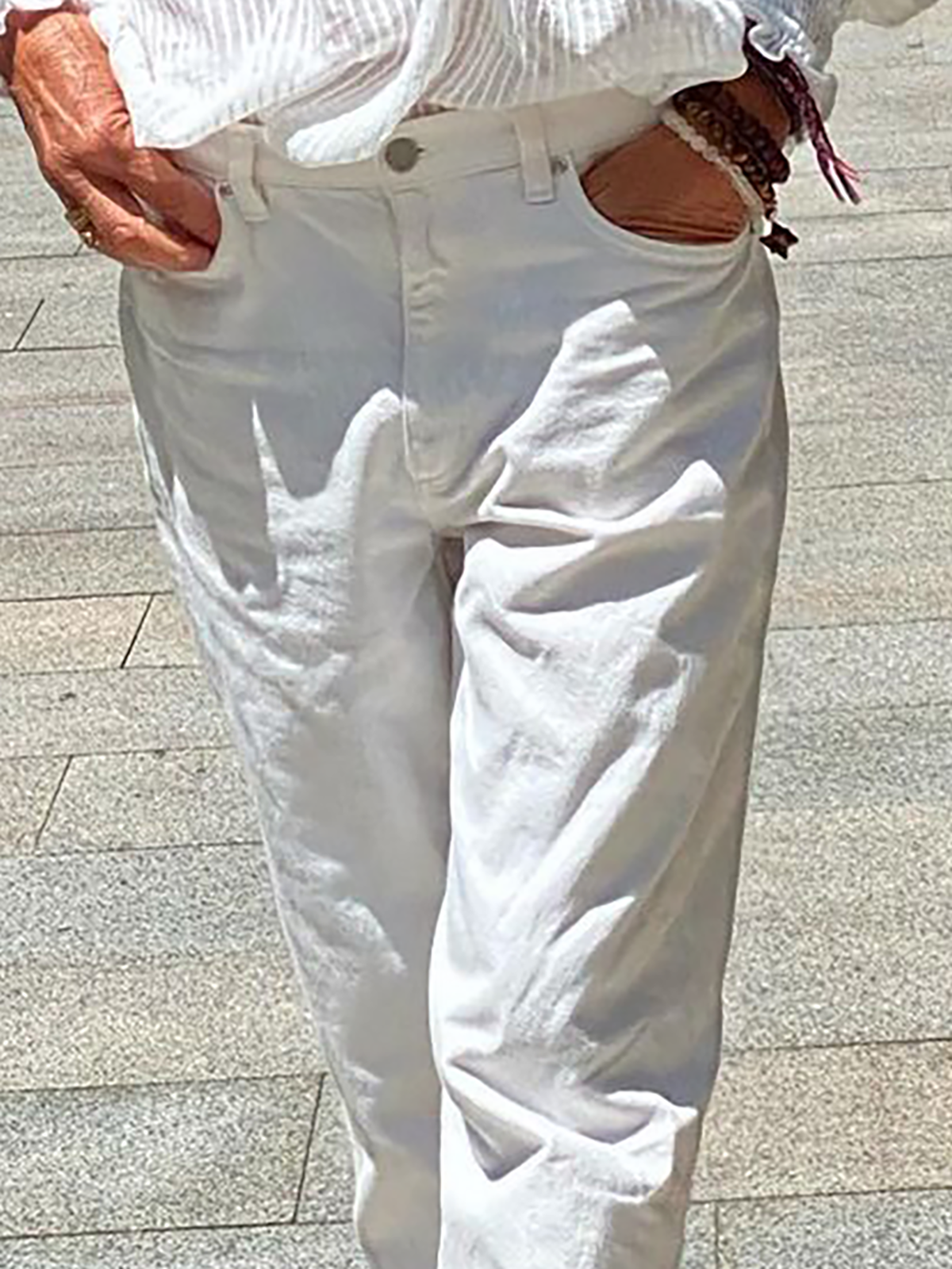 Plus size Plain Casual Pants
