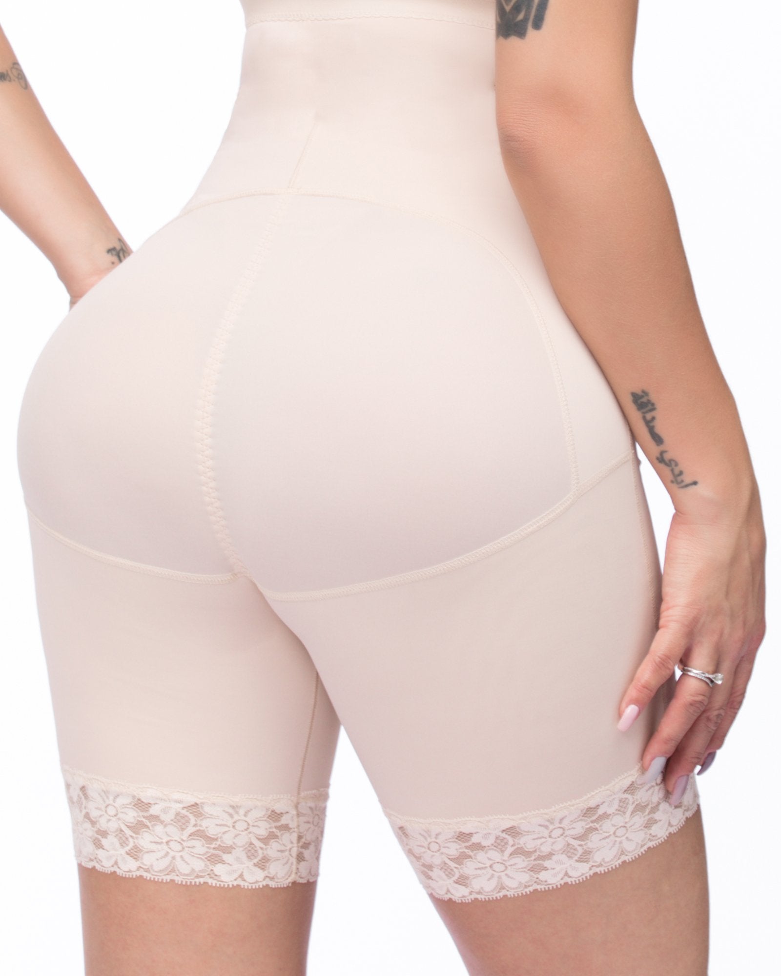 Women Thigh Slimmer High Waist Butt Lifter Zipper