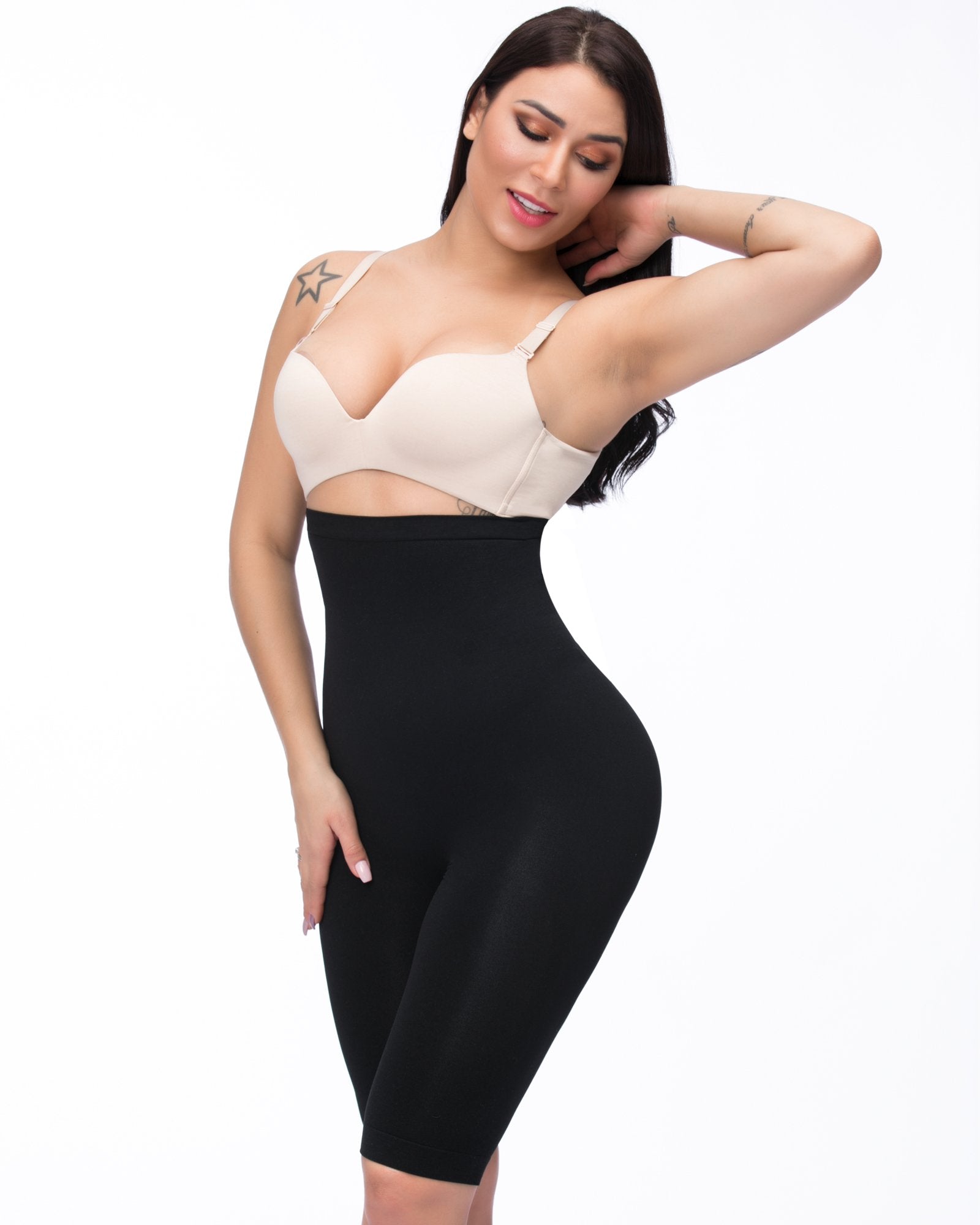 Women High-Waist Thigh Slimmer Shorts  Body Shaper