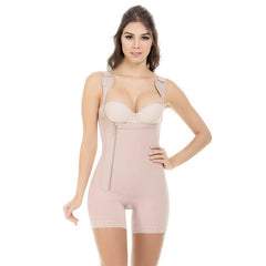 One Piece Leg Breast Zipper Shapewear